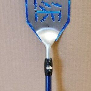 NEW Gibson Bait Cast Stainless Steel BBQ Spatula Fishing Pole 18 inch Reel